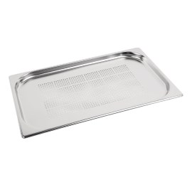 Recipiente Gastronorm acero inoxidable perforado tamaño completo 20mm Vogue