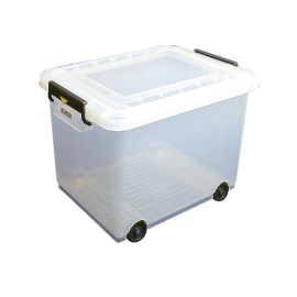 Caja de almacenamiento móvil con tapa Araven 50L